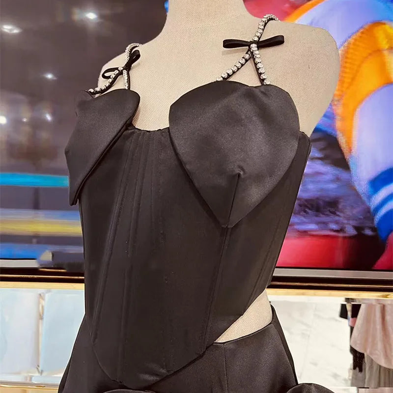 TAVIMART - Summer Sexy Patchwork Diamond Vest For Women Love Sleevelese Tank Tops Female Summer Fashion body sculpting Clothing wy828