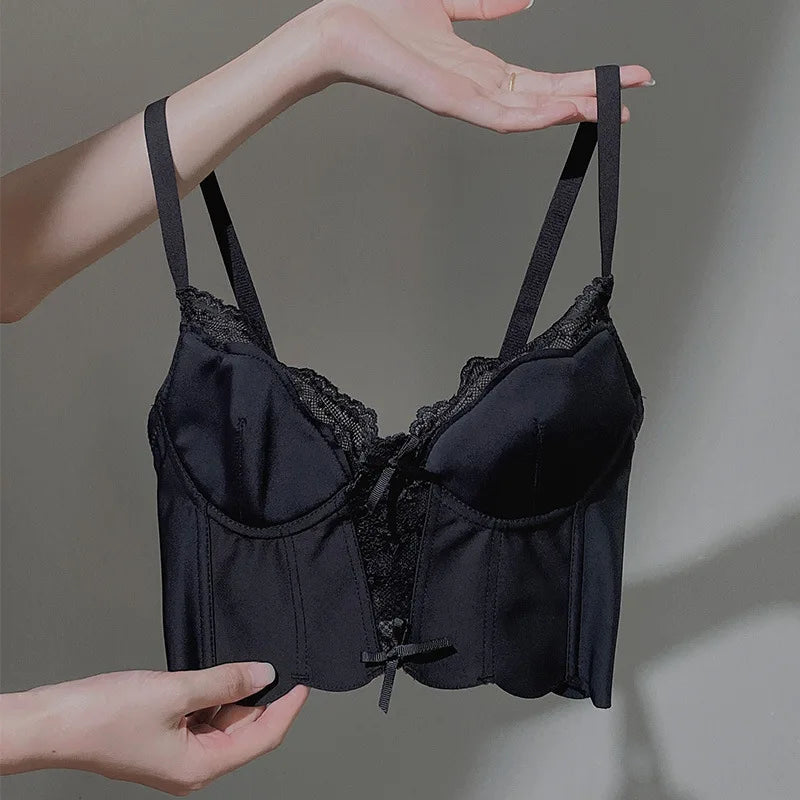 TAVIMART - Bralette Thin Lingerie For Women Sexy Lace Brassiere bustier Bra Underwear Female Panty Sets Y3767