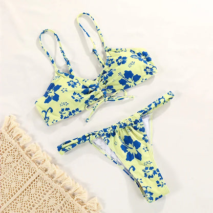 vzyzv -  Push Up Bikini Women Biquini Floral Print Swimsuit Summer Bikini Set Bathing Suit Women Beachwear Summer Bikinis Sexy Swimwear