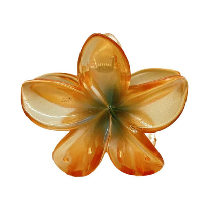 vzyzv -  New Gradient Flower Acrylic Hair Claws Clip For Women Girls Sweet Hairpins Summer Beach Hawaiian Headwear Hair Accessories