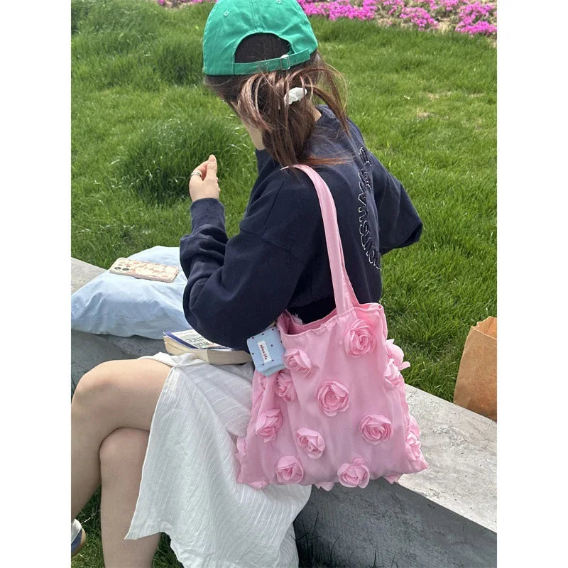 vzyzv -  Sweet Girls Shoulder Women Bag Korean Niche Design Summer Travel Beach Bag Female Totes Bags for Women Handbag Women's Bag