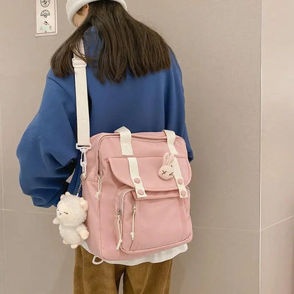 vzyzv  -  korean Preppy Style Handbags High School Students JK Tote Shoulder Bag for Women Backpack School Bags Crossbody Bags Mochilas