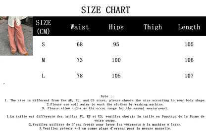 vzyzv  -  Pocket Drawstring Baggy Trouser Women Mid Waist Streetwear Fashion Striped Wide Leg Pant Summer Holiday Casual Sport Pants