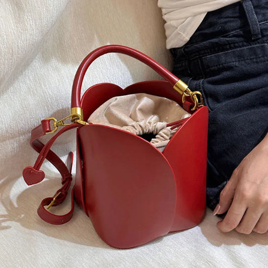 vzyzv  -  Retro Women Bag Versatile Shoulder Bag New Popular Bucket Bag Crossbody Bag Women Handbag