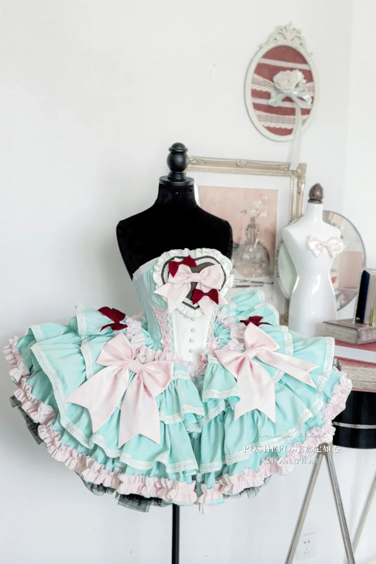 vzyzv -  New 2024 Spring Summer Lolita Sweet Girl Women's Strapless Princess Dress Big Bow Lace Ruffled Pettiskirt Mini Party Dresses