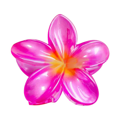 vzyzv -  New Gradient Flower Acrylic Hair Claws Clip For Women Girls Sweet Hairpins Summer Beach Hawaiian Headwear Hair Accessories