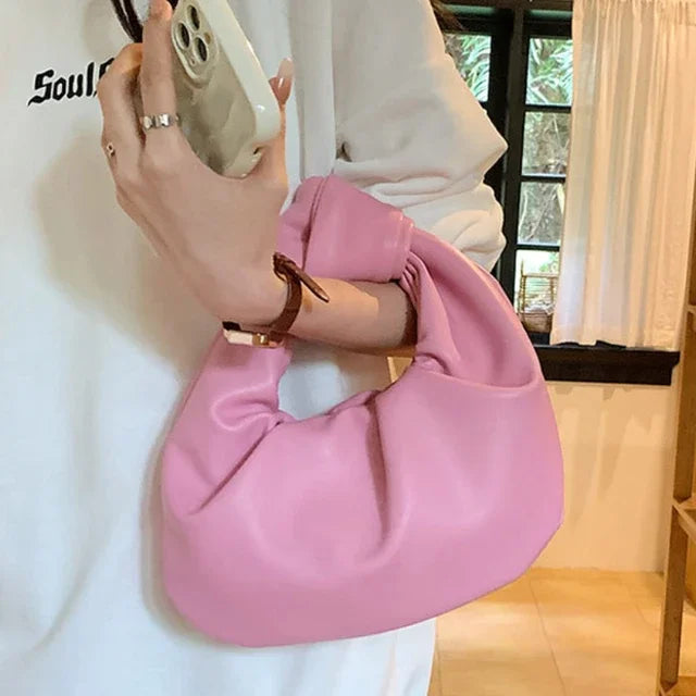 vzyzv  -  Top-Handle Bags for Women Japanese Fairy Elegant Y2k Aesthetic Handbags Sweet Fashion Office Lady Chic All Match Solid Clutches