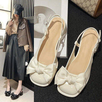 nvxiot  -   New Sandals for Women Ladies Casual Spring Summer Hollow Out Mary Janes Shoes Elegant Ladies Party Pumps Female High Heels