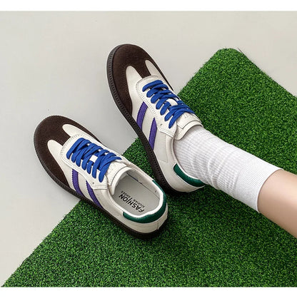 vzyzv  -  Retro Casual Sneakers Women Fashion Platform Sports Shoes Woman Comfortable Suede Women's Vulcanize Shoes zapatillas de mujer