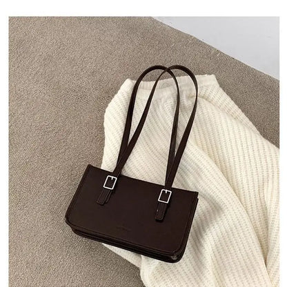 vzyzv  -  Korean Fashion Simple Shoulder Underarm Bag New Vintage All Match Women Handbag Y2k Trendy Office Lady Purses and Handbags