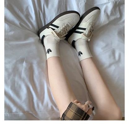 vzyzv  -  Fall New Canvas Women Retro Flower Casual Sports Platform Thick Bottom Comfortable Low-Top Couple Vulcanized Sole Flats