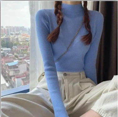 vzyzv  -  Vintage Blue Striped Chic Women Suit Single Breasted Turn-down Collar Blouse Loose Shorts Fashion 2024 Autumn Female Set