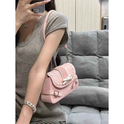 vzyzv  -  Korean Niche Women's Bag 2024 New Casual Versatile Commuting Crossbody Shoulder Bags