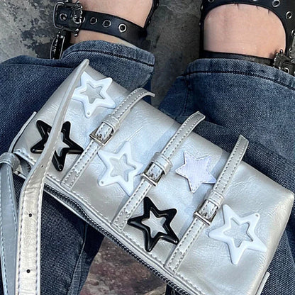 vzyzv  -  Personality Star Design Sweet Handbags Women Y2k Aesthetic Streetwear Women's Shoulder Bags Trendy Vintage Korean Underarm Bag