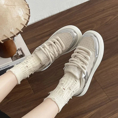 vzyzv  -  Ladies Footwear Sneakers Women's Athletic Shoes Trends Sports New Arrival H Casual Fashion On Sale Korean Vulcanized Shoe A