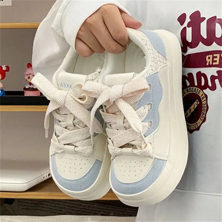 vzyzv -  Kawaii Women Vulcanize Shoes Spring Summer 2024 Platform Sneakers Tennis Female Flats Casual Cute Skateboard Footwear