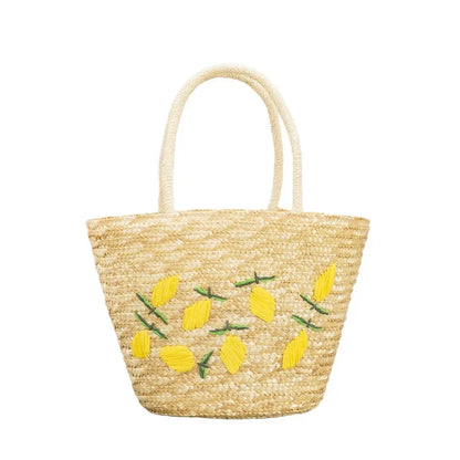 vzyzv -  Handmade Straw women Handbags Summer Tote Large capacity Embroidery Vacation Beach bag Female Shoulder Bag bolsa feminina