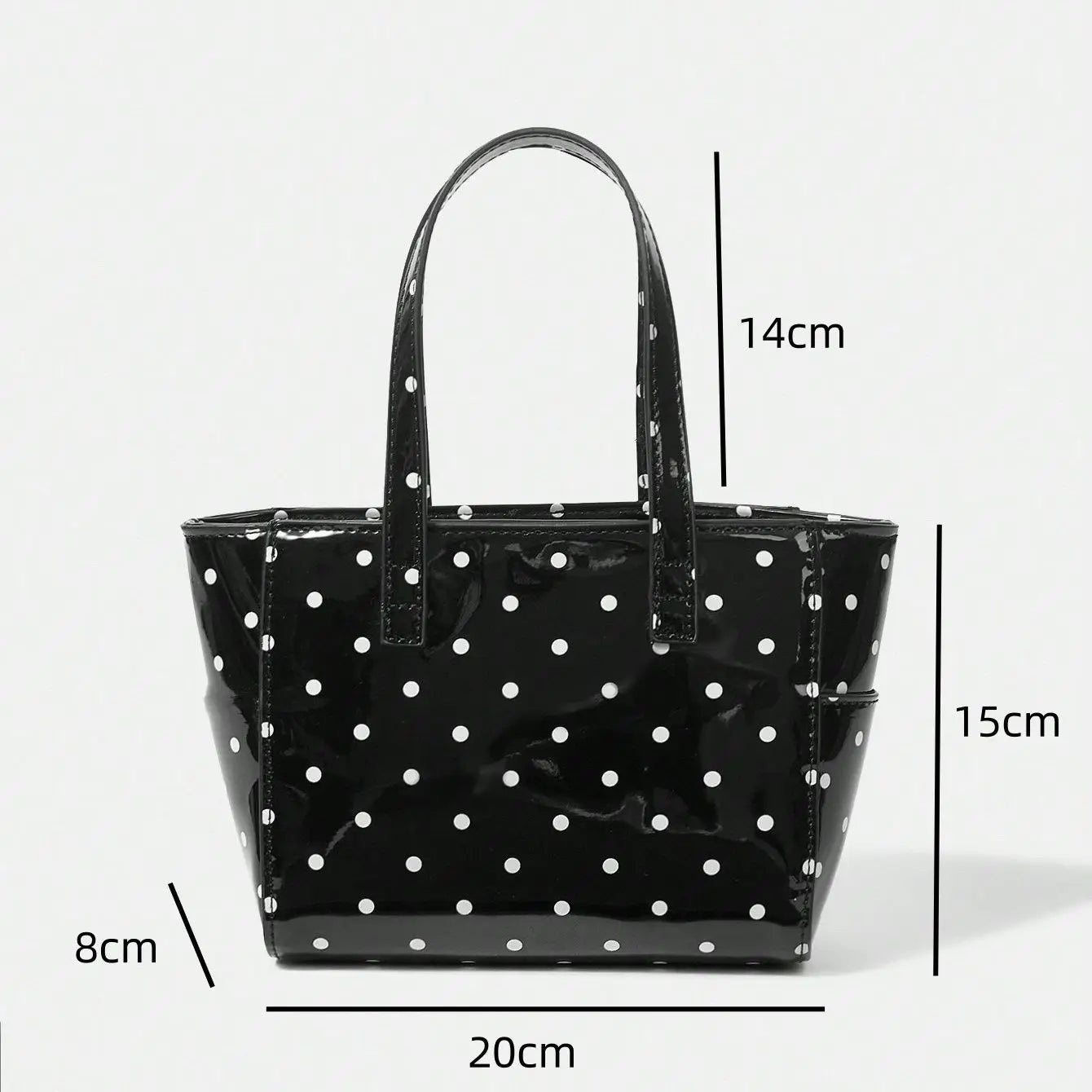 vzyzv  -  New Sweet Girl Japanese Polka Dot Handbag Cute French  New Women's Handbag