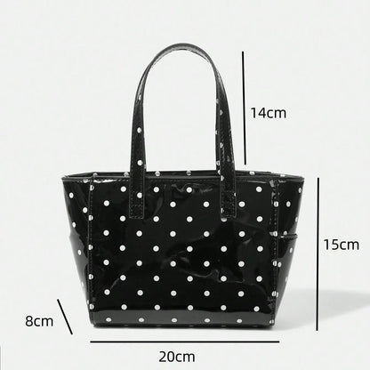 vzyzv  -  New Sweet Girl Japanese Polka Dot Handbag Cute French  New Women's Handbag