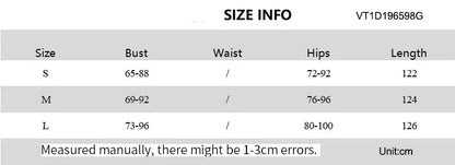 vzyzv  -  Metal Chain Halter Hollow Out Party Dresses Women Evening Sexy Sleeveless Maxi Dress Wrap Elegant Dresses for Women Clothing