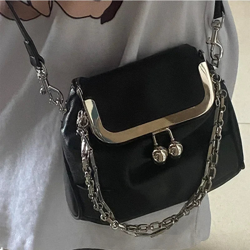 vzyzv  -  Trendy Korean Fashion Mini Square Bag Vintage Streetwear Elegant Crossbody Bags Casual Y2k Aesthetic Shoulder Handbags for Women