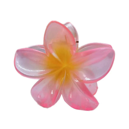 vzyzv -  New Gradient Flower Acrylic Hair Claws Clip For Women Girls Sweet Hairpins Summer Beach Hawaiian Headwear Hair Accessories