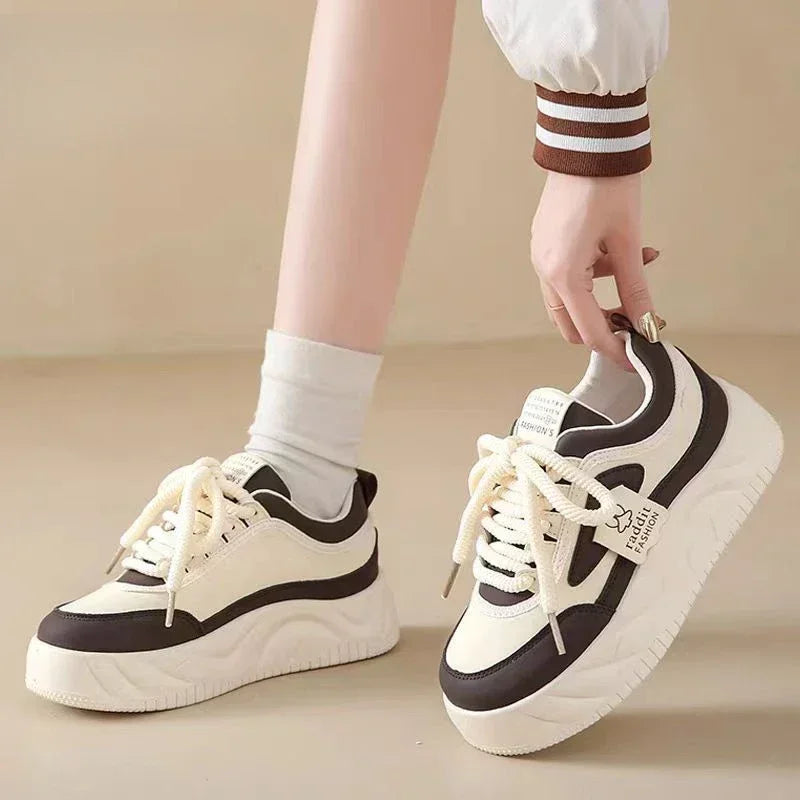 vzyzv  -  Women's Shoes High on Platform Ladies Footwear New Arrival Stylish Sale H Korean Vulcanized Shoe Fashion Cheap Quality A In