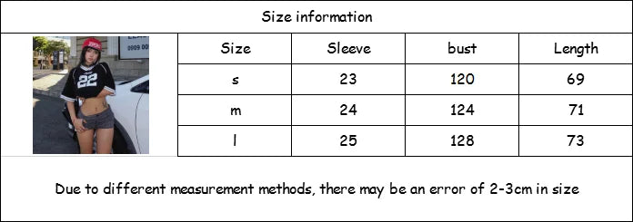 vzyzv  -  American High Street Round Neck Digital Printed T-shirt Fashion Trendy Loose Casual T-shirt Harajuku Hip Hop Y2k Hot Girl Top