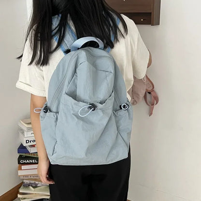 vzyzv  -  High-capacity Students Casual All Match Schoolbags Y2k Aesthetic Trendy Grunge Rucksacks Korean Simple Fashion Preppy Backpacks