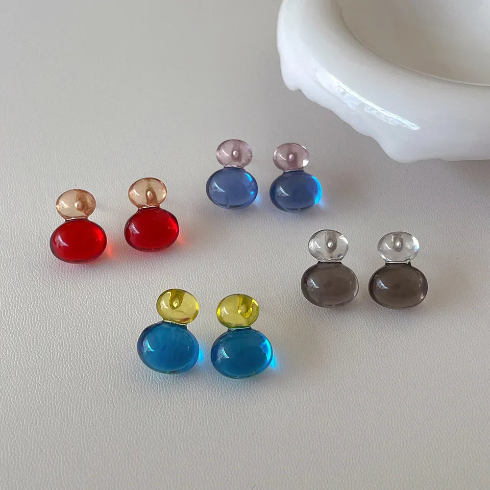 vzyzv -  Summer Acrylic Colorful Earrings Women's Contrast Fashion Earring