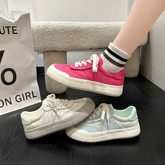 vzyzv  -  Shoes Woman Modis Clogs Platform Round Toe Tennis Female New Cute Creepers Summer Breathable Korean Shoes Tennis Female Rou