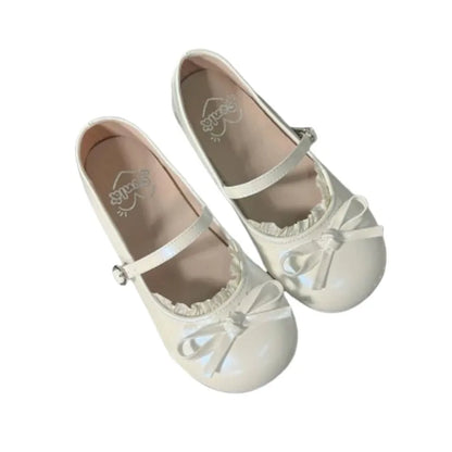 vzyzv  -  Cute Kawaii Sweet Girls Women's Lolita Shoes French Summer Lolita Round Toe Retro Mary Jane Shoes Feminine Flats