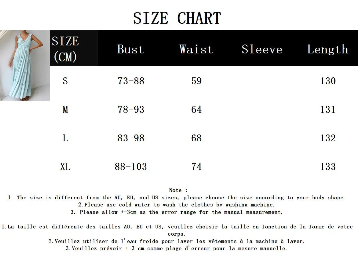 vzyzv  -  Summer Solid Casual Long Dress Women  New V Neck Sleeveless Elegant Beach Holiday Dresses Women Simple Fashion Vestidos Lady