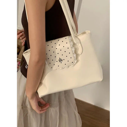 vzyzv  -  Large Capacity Underarm Bags for Women New Korean Fashion Handheld Shoulder Versatile Casual Commuter Tote Bag