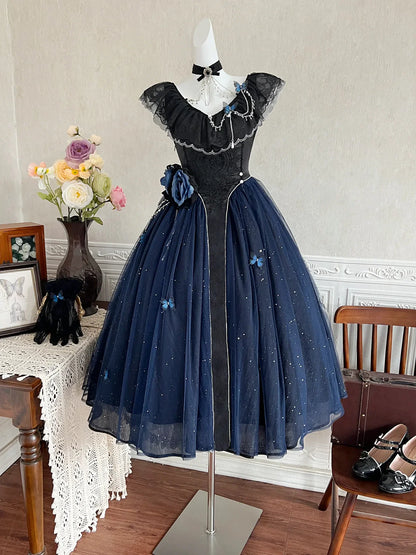 vzyzv  -  Lolita Dress High-End Elegant Flower Wedding Birthday