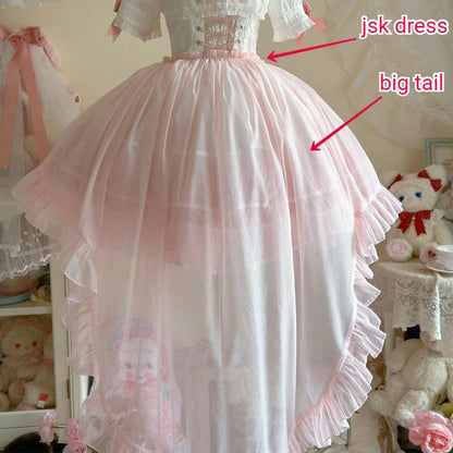 vzyzv  -  Original Design Lolita Light Flower Wedding Dress Super Fairy Elegant Jsk Sling Dress Prom Party Dress