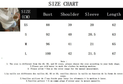 vzyzv -  Hand-painted Graphic T-shirt Women Summer O Neck American Vintage Short Sleeve Tops Casual Fashion Letter Print T-shirt 2024 New