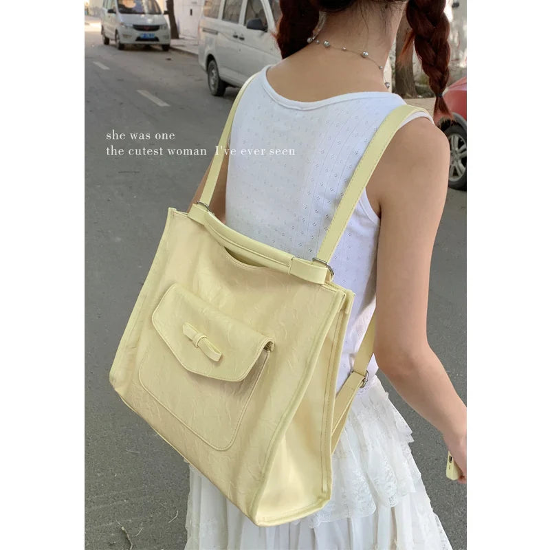 vzyzv -  Korean Large Capacity Shoulder Bag Women's 2024 New Summer Fashion Commuter Handbag Versatile Casual Tote Bags