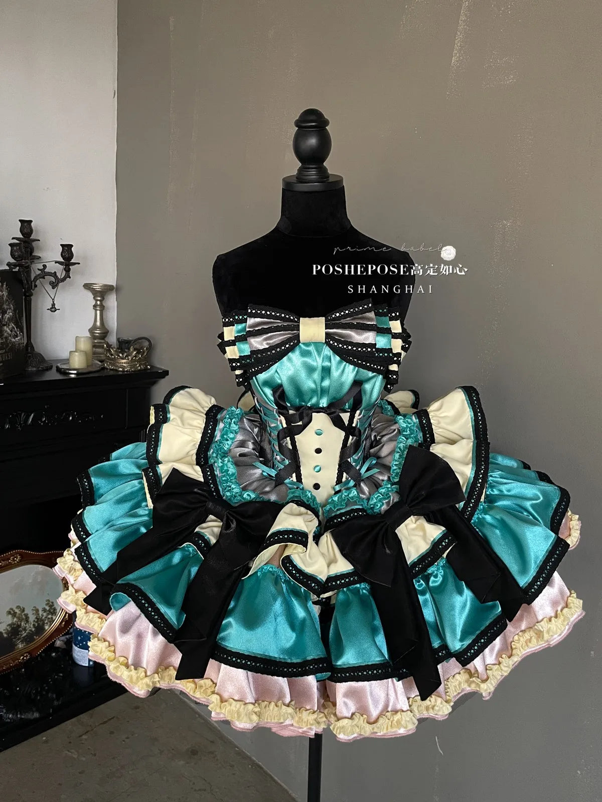 vzyzv -  New 2024 Spring Summer Lolita Sweet Girl Women's Strapless Princess Dress Big Bow Lace Ruffled Pettiskirt Mini Party Dresses