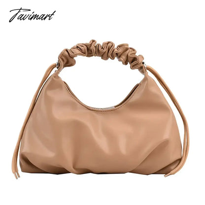 vzyzvAutumn New Fold Underarm Bag Fashion One Shoulder Handheld Women's cloud Bag, Christmas Gift