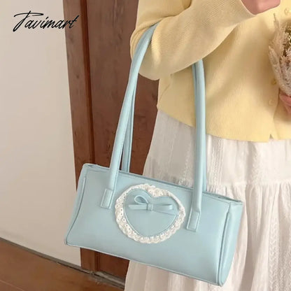 vzyzv  -  Elegant Blue Handbags for Women Casual Fashion Leather Designer Luxury Shoulder Bag Advanced Female Korean Popular Bag Sac