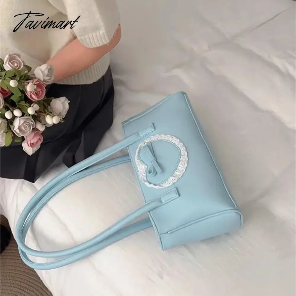 vzyzv  -  Elegant Blue Handbags for Women Casual Fashion Leather Designer Luxury Shoulder Bag Advanced Female Korean Popular Bag Sac