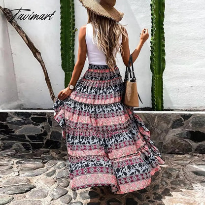 vzyzv Elegant Temperament Flowy Irregular Draped Ruffle Skirt Spring Summer New Flower Print Party Dress Dropshipping