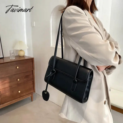 Tavimart Handheld bag for women, trendy Korean version, fashionable underarm bag, versatile single shoulder bag, small square bag