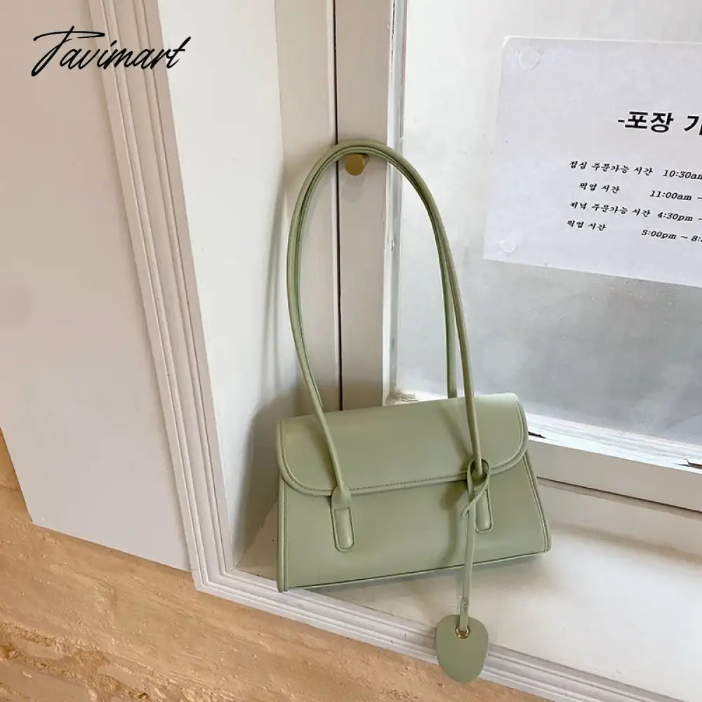 Tavimart Handheld bag for women, trendy Korean version, fashionable underarm bag, versatile single shoulder bag, small square bag