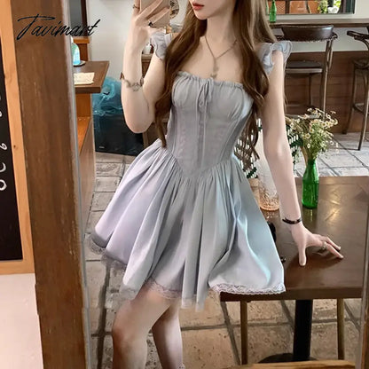 vzyzv  -  Korean Fashion Birthday Dress for Women  White  Vestidos De Noite  New in Dresses Vestidos Cortos  Cocktail Dresses Corset 2024