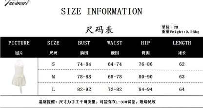 Tavimart  Korean Version Of Sling Lotus Leaf Dress For Women Backless Slim Ladies Outfits Street Sleeveless Mini Dresses Femme