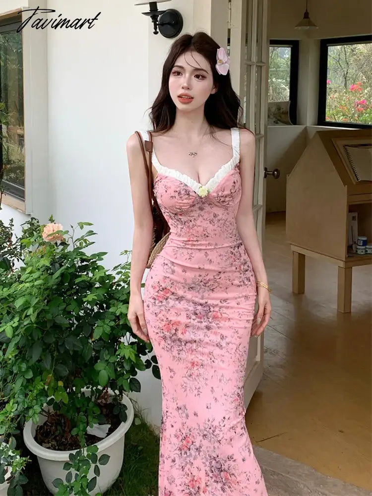 vzyzv  -  Luxury Birthday Dresses Womens Clothing Korean Fashion Summer Dress Women 2024 Summer  Maxi Dress Kawaii Clothes Sexy Dress