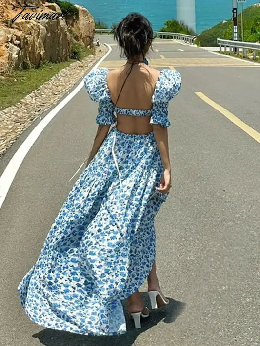 vzyzv  -  Maxi Dresses for Women Vestidos Para Playa Vestido Boho  Beach Dress Ropa Femenina Con Envío G Korean Praia Birthday Dresses