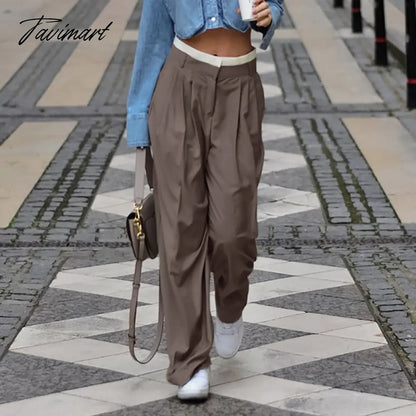 vzyzvSummer Spring Women Wig Leg Oversized Harem Pants Streetwear Patchwork High Waist Loose Fit Baggy Pants Cargo Trousers